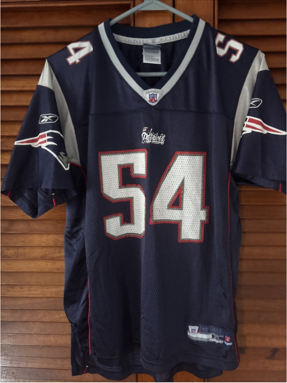 Tedy Bruschi #54 New England Patriots NFL Reebok Jersey Youth Size XL 18-20